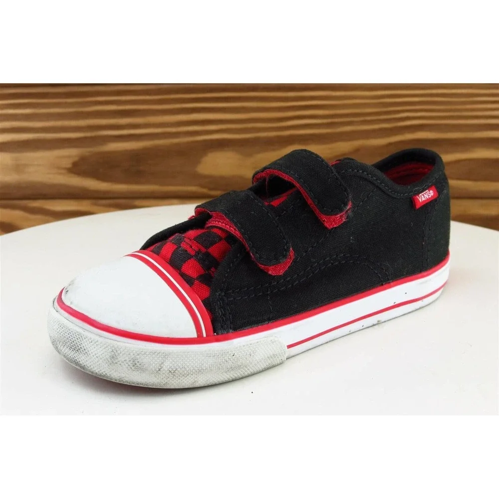 VANS Toddler Boys 9.5 Medium Black Skateboarding Fabric
